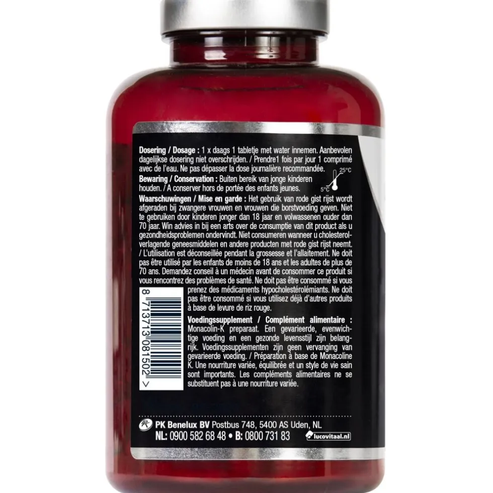 Lucovitaal Rode Gist Rijst Tabletten