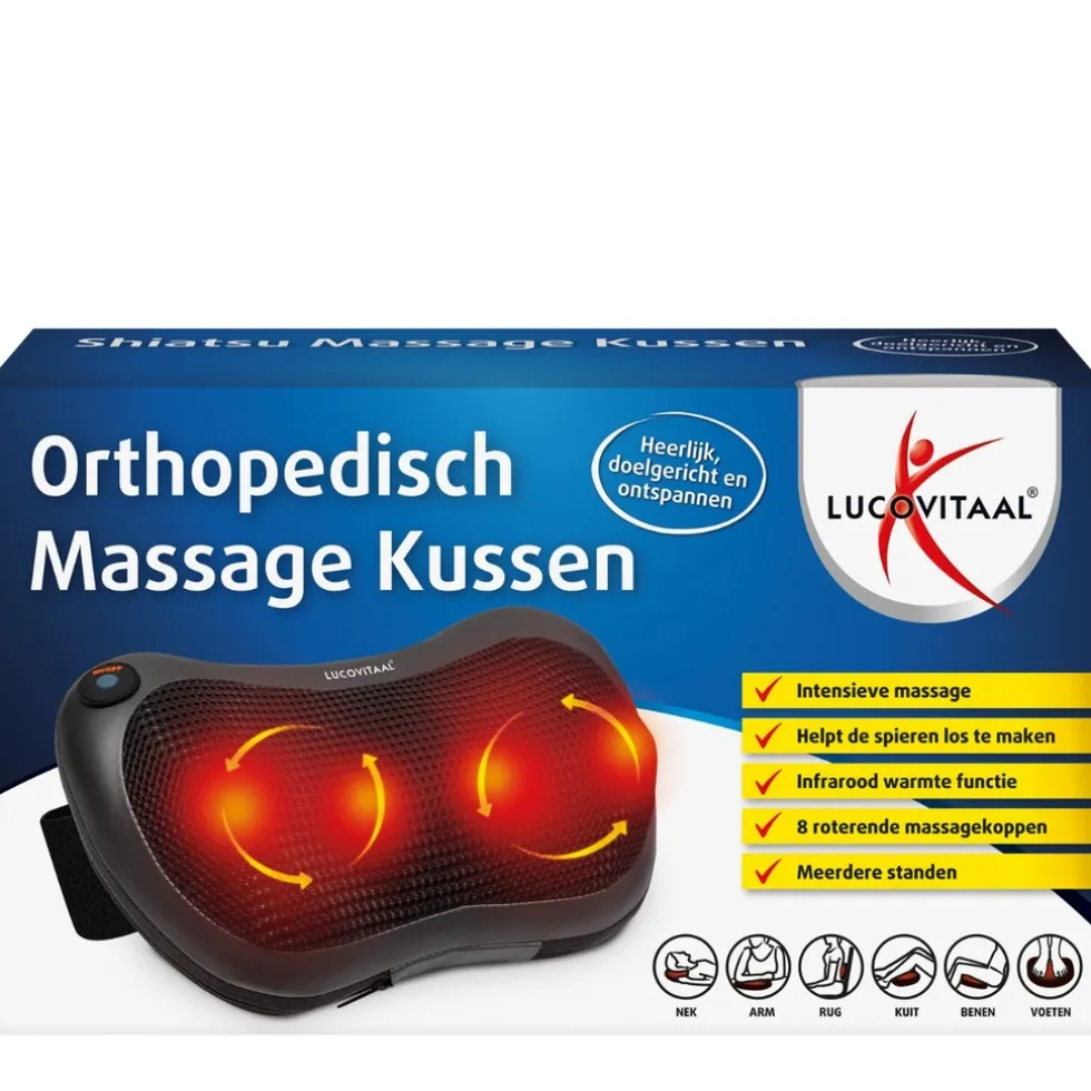 Lucovitaal Shiatsu Massage Kussen