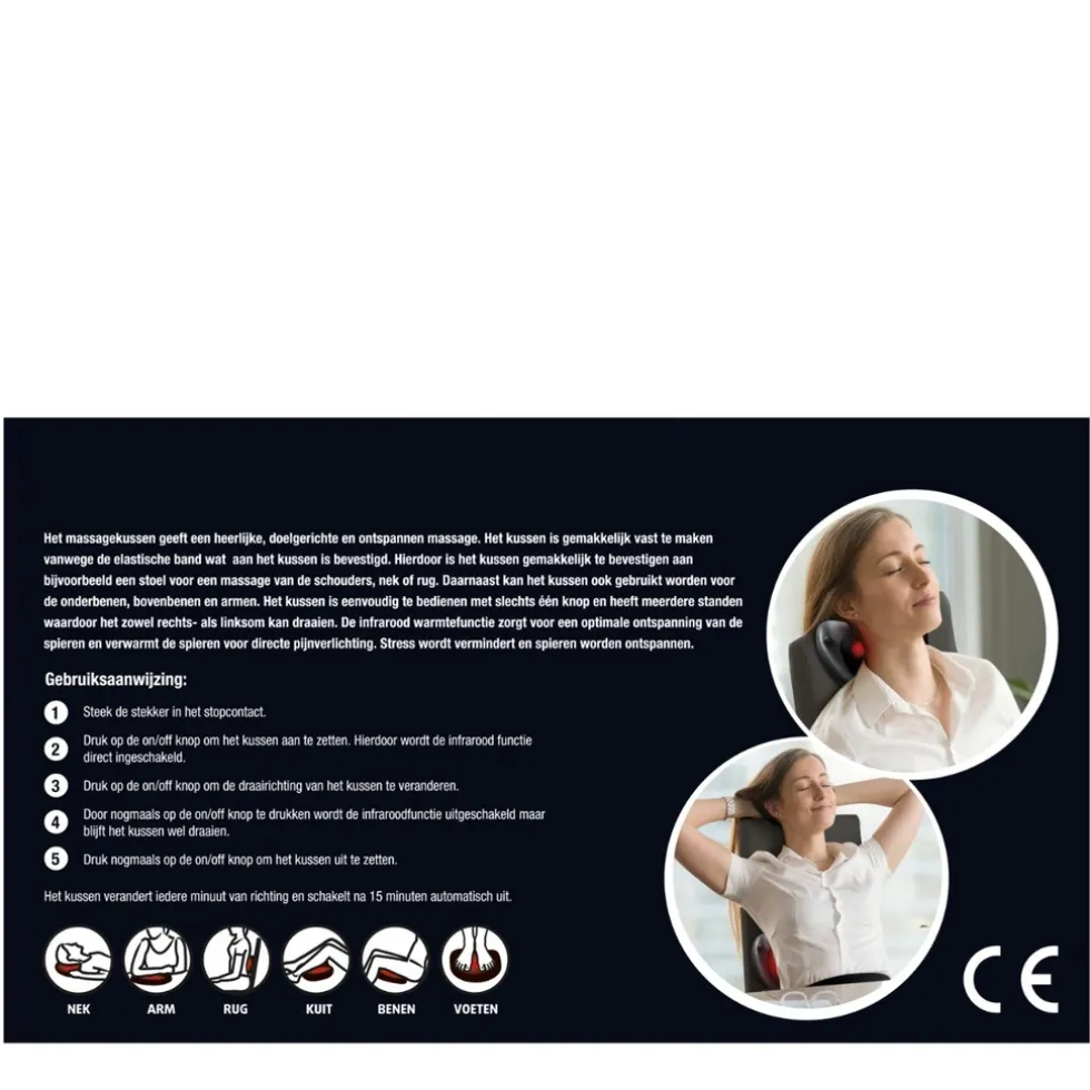 Lucovitaal Shiatsu Massage Kussen