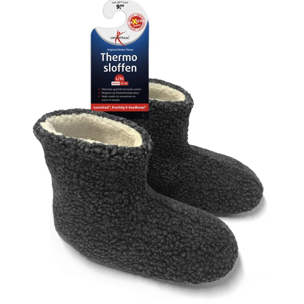 Lucovitaal Thermo Berber Slof (L/XL)