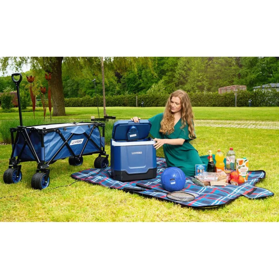 Luvego Elektrische Koelbox 32L Donkerblauw