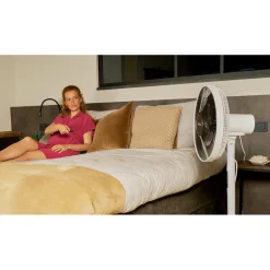 Luvego® Statief Stille Ventilator Staand met Afstandsbediening