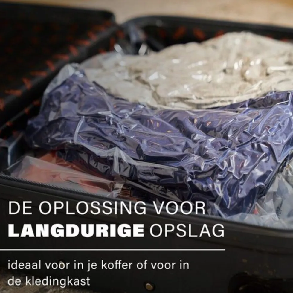 Luvego Vacuümzakken voor kleding en dekbedden Extra grote vacuümzakken