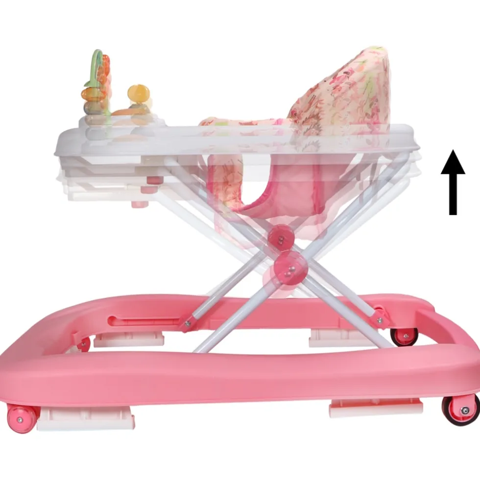 MamaLoes Evi Roze Loopstoel