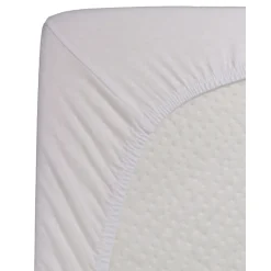 MamaLoes Jersey Wit 60 x 120 cm Ledikant Hoeslaken
