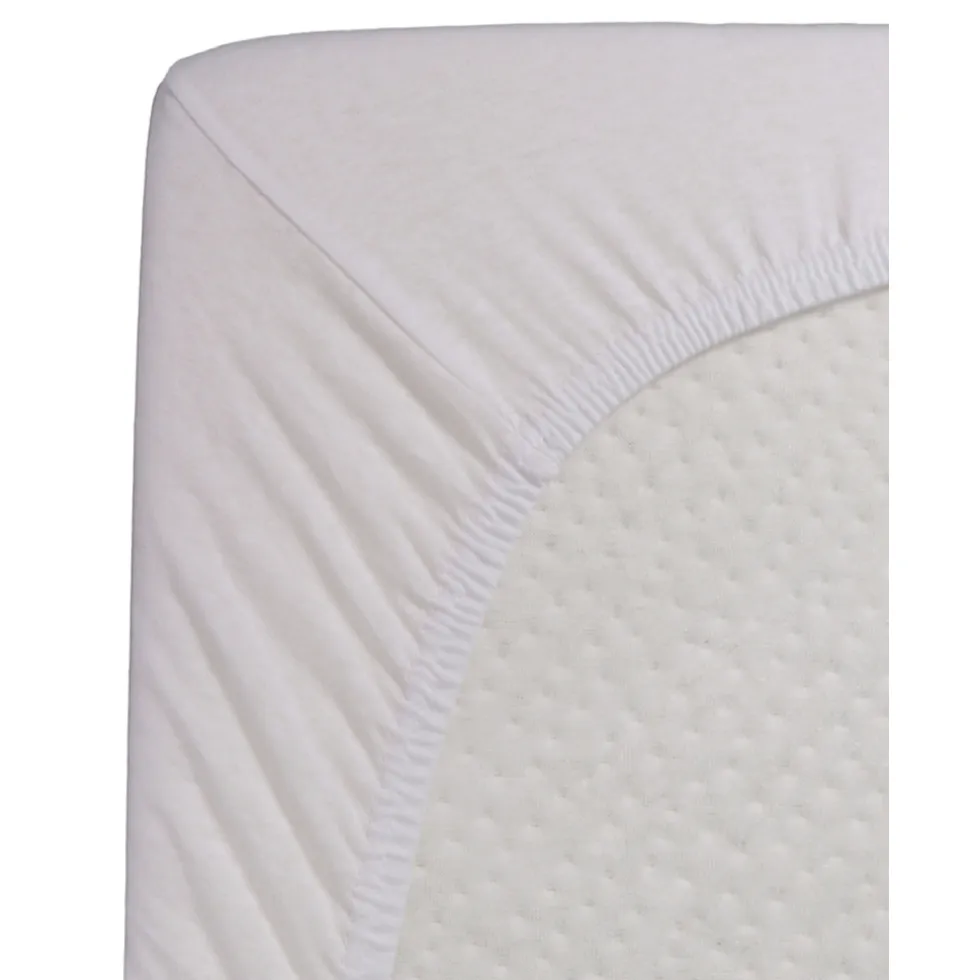 MamaLoes Jersey Wit 60 x 120 cm Ledikant Hoeslaken