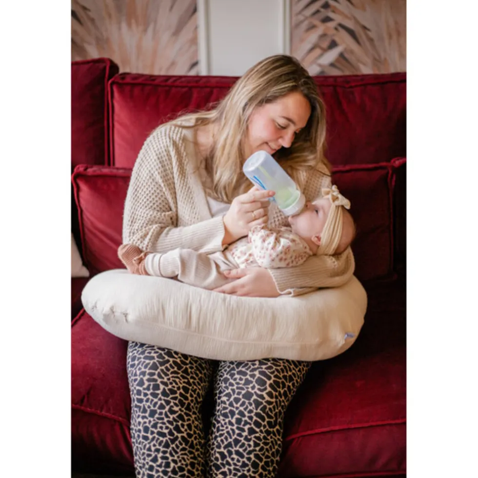 MamaLoes Soft Cotton Groen Medium Voedingskussen
