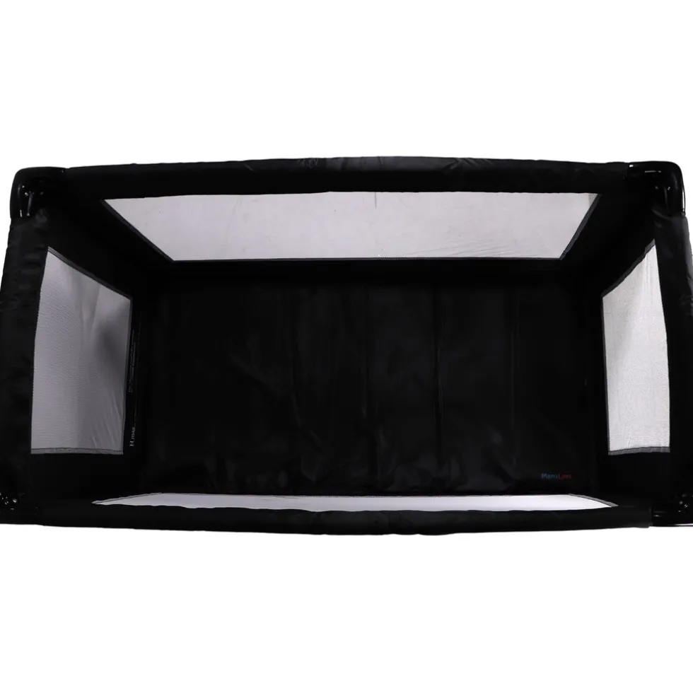 MamaLoes Soof Zwart Campingbed