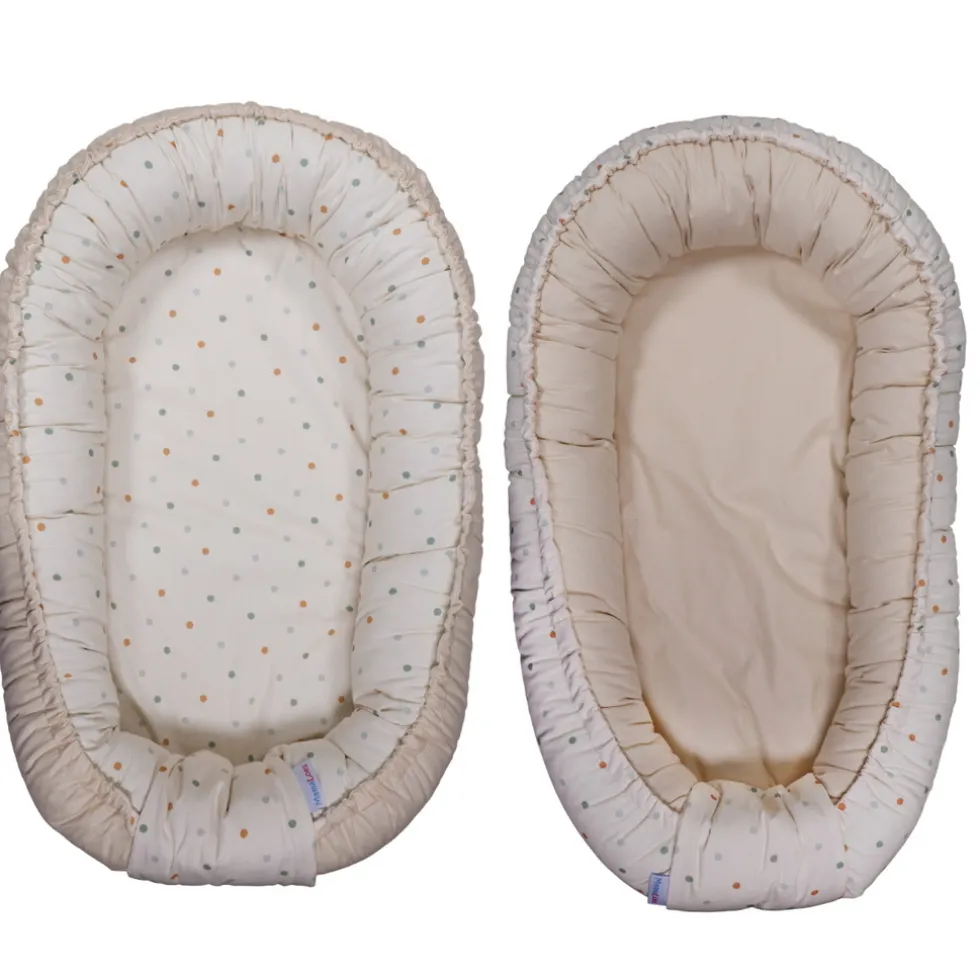 MamaLoes Stippen Omkeerbaar Babynest