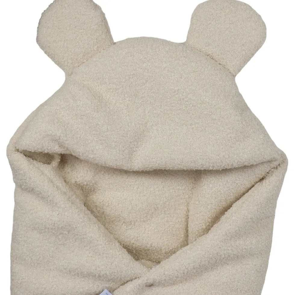 MamaLoes Teddy Boucle Naturel Multifunctioneel Wikkeldeken