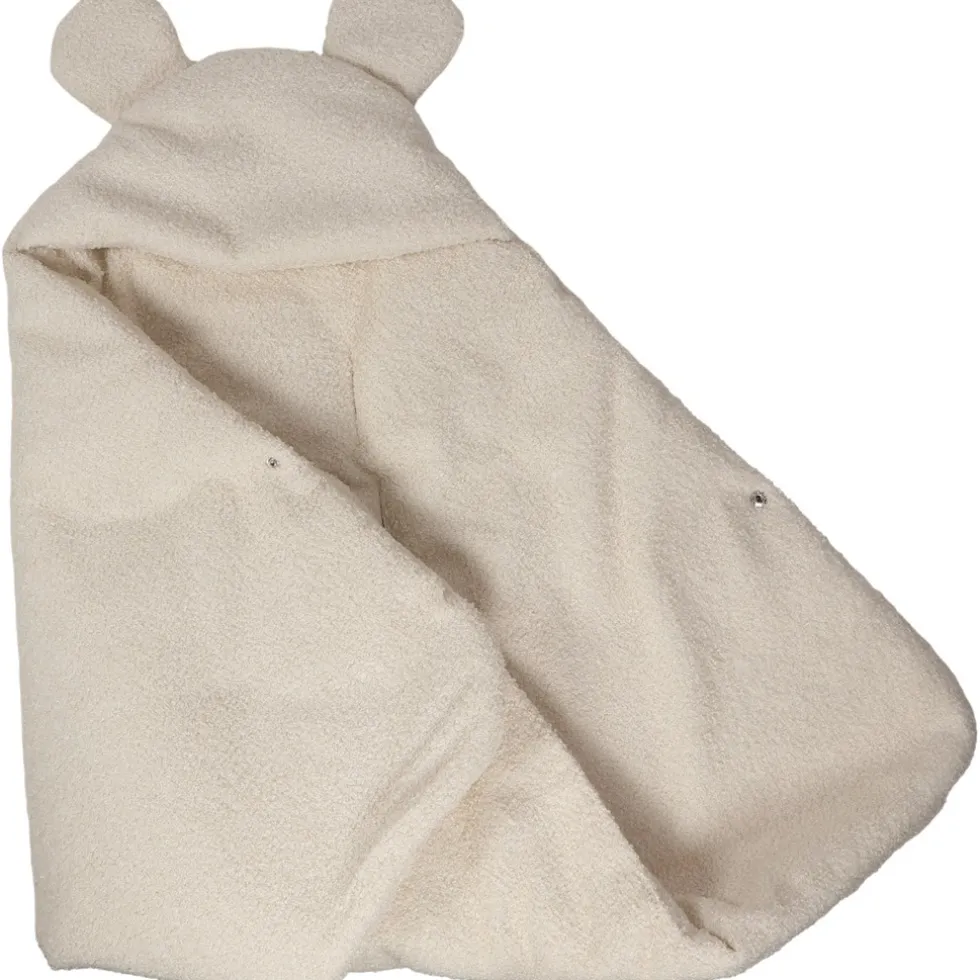 MamaLoes Teddy Boucle Naturel Multifunctioneel Wikkeldeken