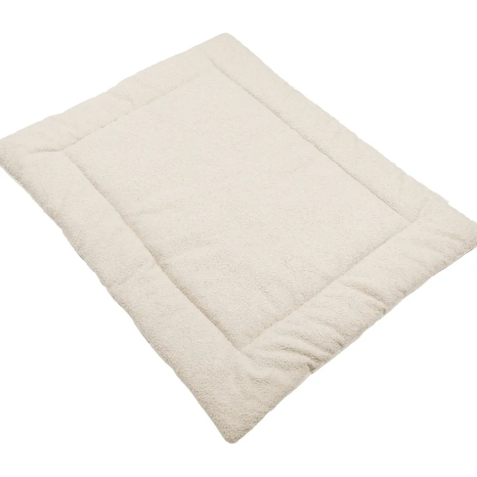 MamaLoes Teddy Boucle Naturel 80 x 100 cm Omkeerbaar Boxkleed