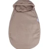 MamaLoes Teddy Boucle Nougat Autostoel Voetenzak