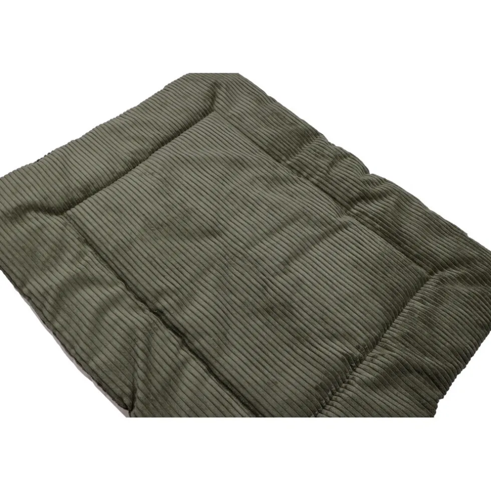MamaLoes Velours Rib Groen 80 x 100 cm Omkeerbaar Boxkleed