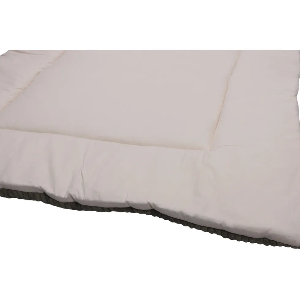 MamaLoes Velours Rib Groen 80 x 100 cm Omkeerbaar Boxkleed