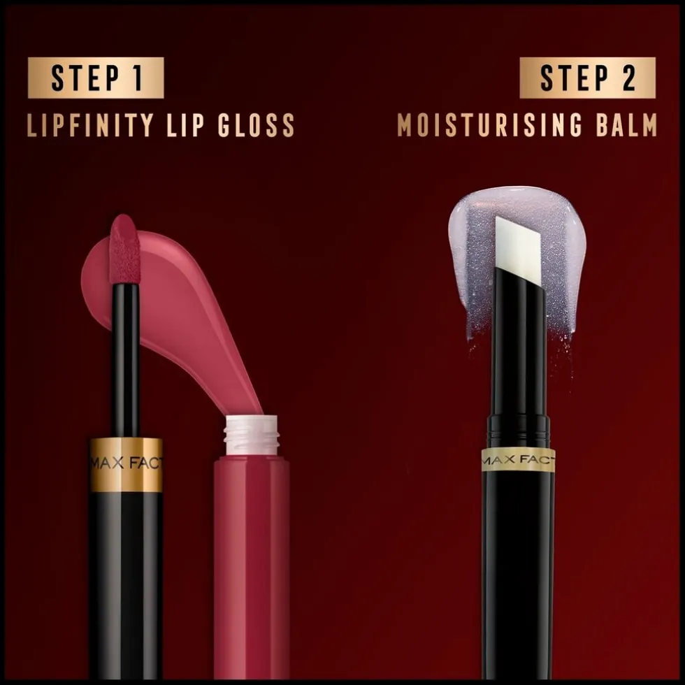 Max Factor Lipfinity Lip Colour 108 Frivolous 2-Step Longlasting Lipstick