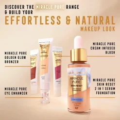 Max Factor Miracle Pure 001 Light-to-Medium Golden Glow Bronzer