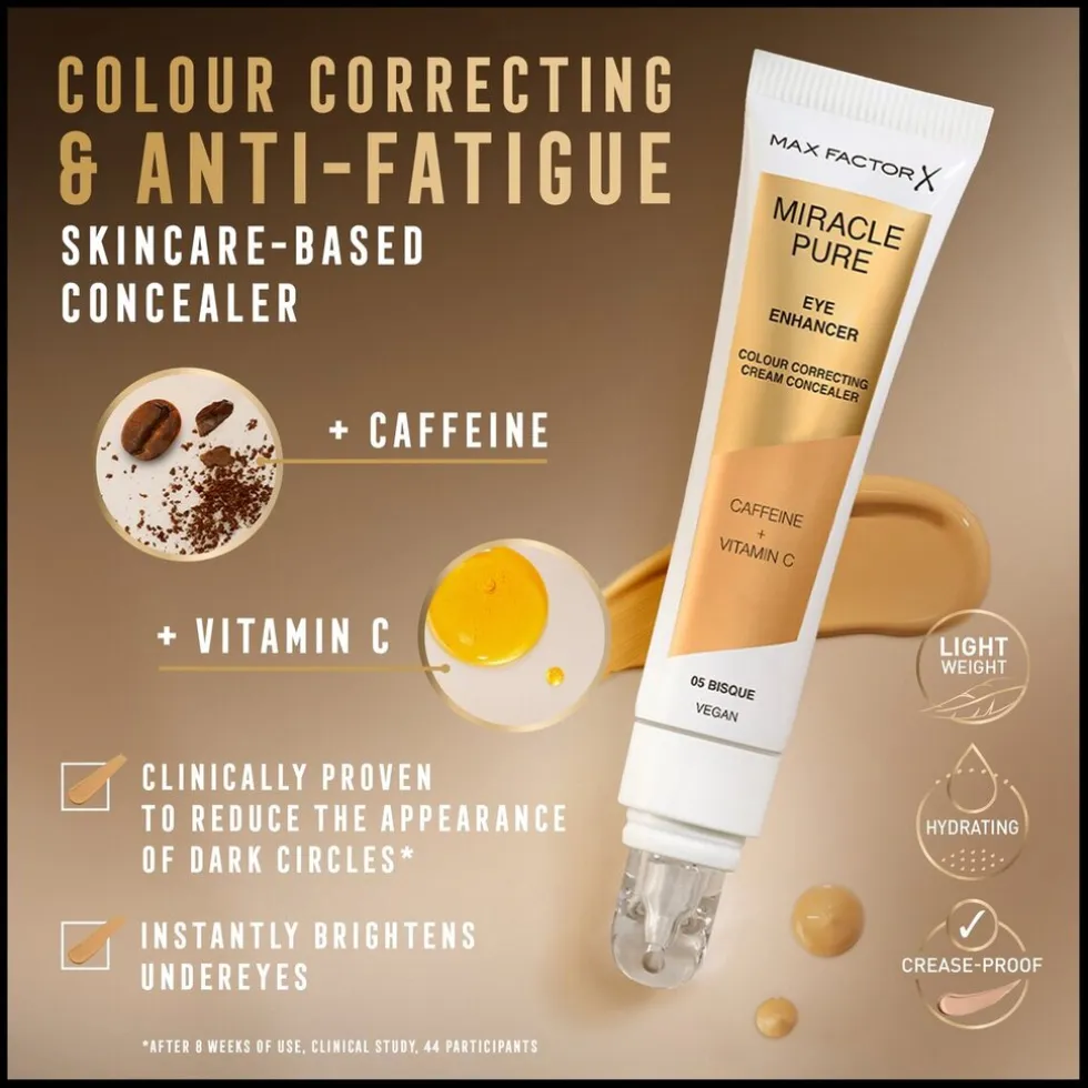 Max Factor Miracle Pure Cream Concealer 01 Rose Eye Enhancer