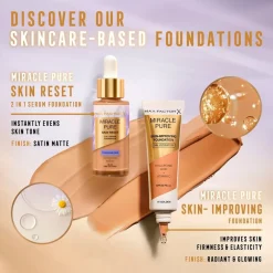 Max Factor Miracle Pure Skin Reset 30-40 Fair to Light Serum Foundation
