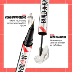 Maybelline New York Build-A-Brow 260 Deep Brown Wenkbrauwpotlood en -Gel