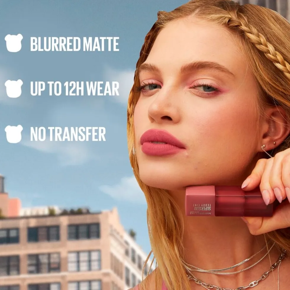 Maybelline New York SuperStay Teddy Tint 40 Petalcore Lippenstift