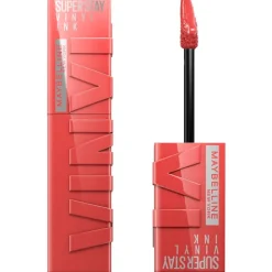Maybelline New York SuperStay Vinyl Ink 15 Peachy Lipstick