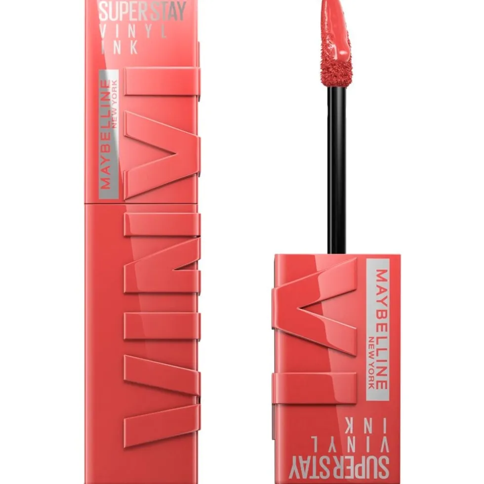 Maybelline New York SuperStay Vinyl Ink 15 Peachy Lipstick