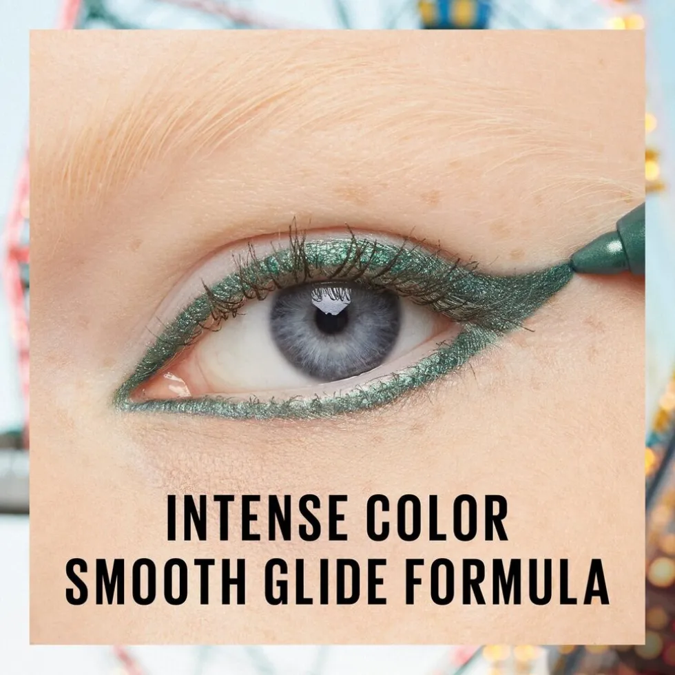 Maybelline New York Tattoo Liner 817 Vivid Green Automatic Gel Pencil