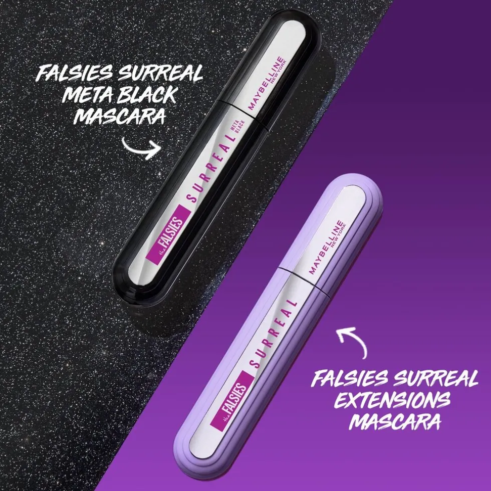 Maybelline New York The Falsies Surreal Extensions Meta Black Mascara