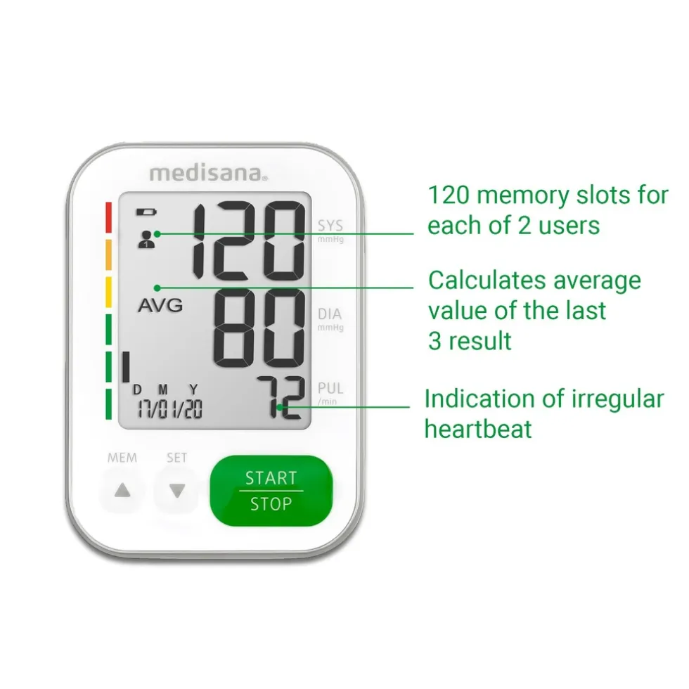 medisana BU 565 bovenarmbloeddrukmeter wit