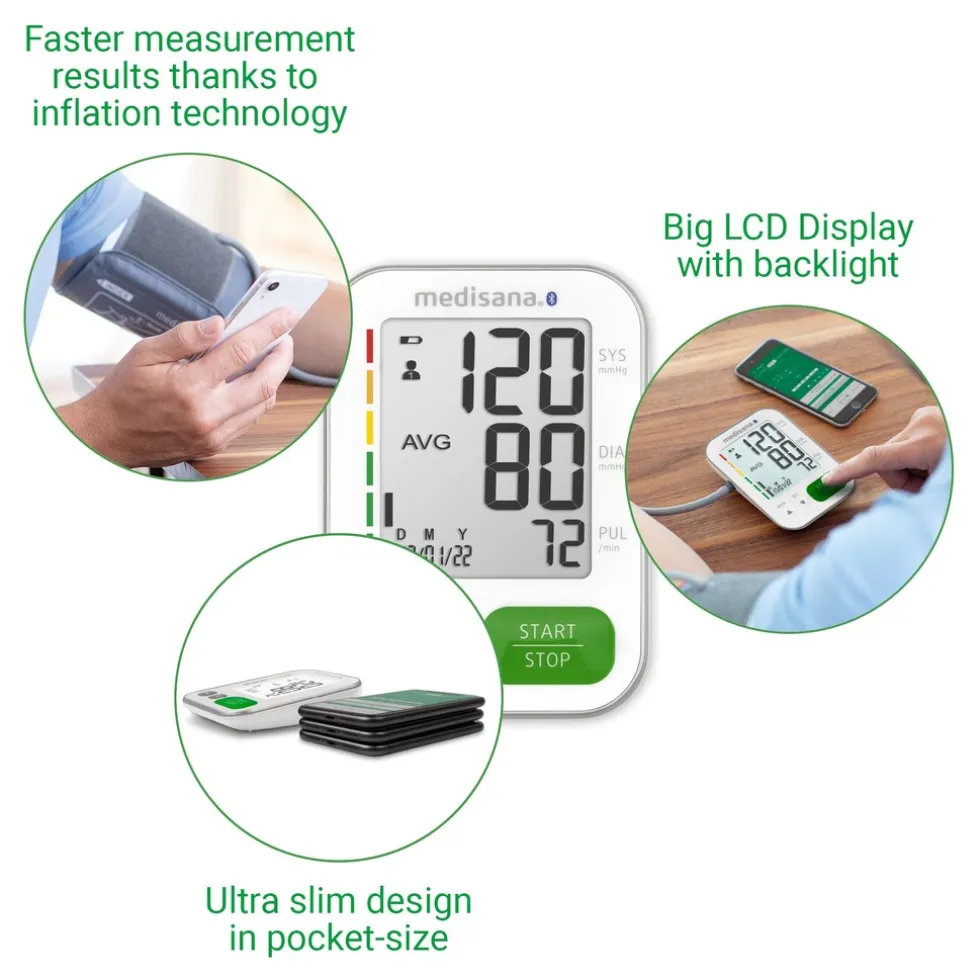 medisana BU 570 connect bovenarmbloeddrukmeter wit