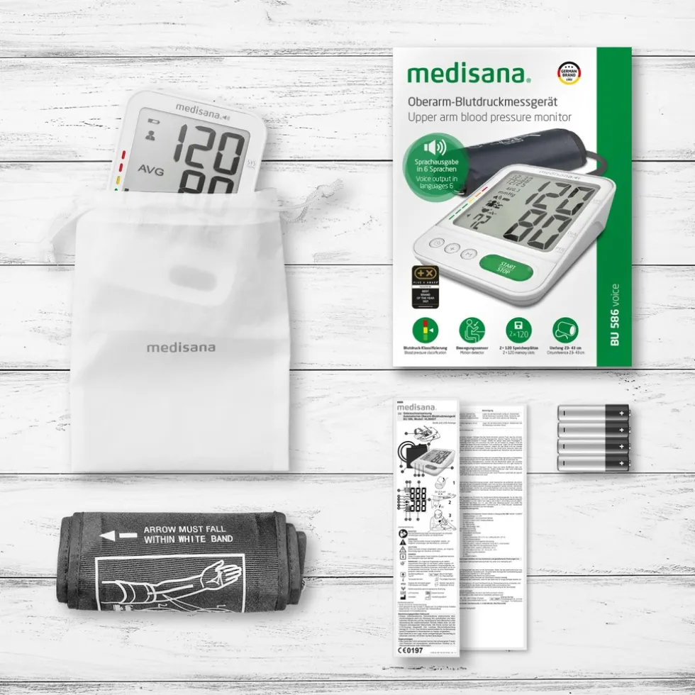 medisana BU 586 sprekende bovenarm bloeddrukmeter
