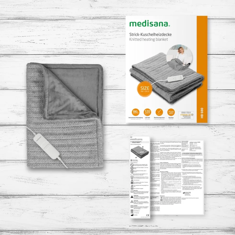 medisana HB 680 Gebreide warmtedeken