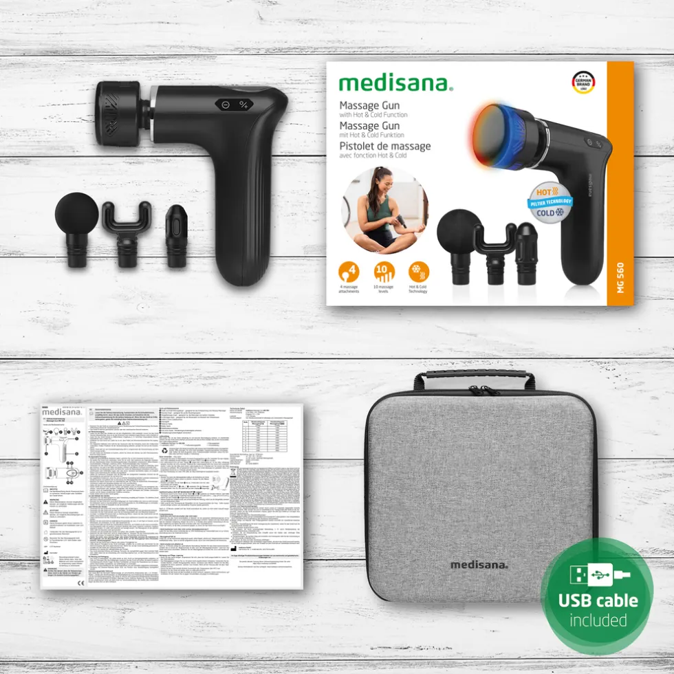 medisana MG 560 Massagegun Hot & Cold