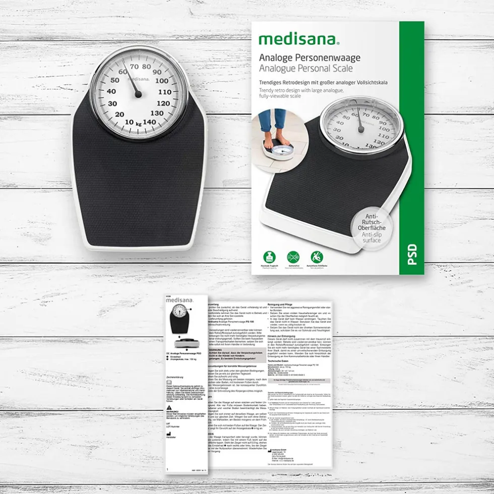 medisana PSD Analoge personenweegschaal
