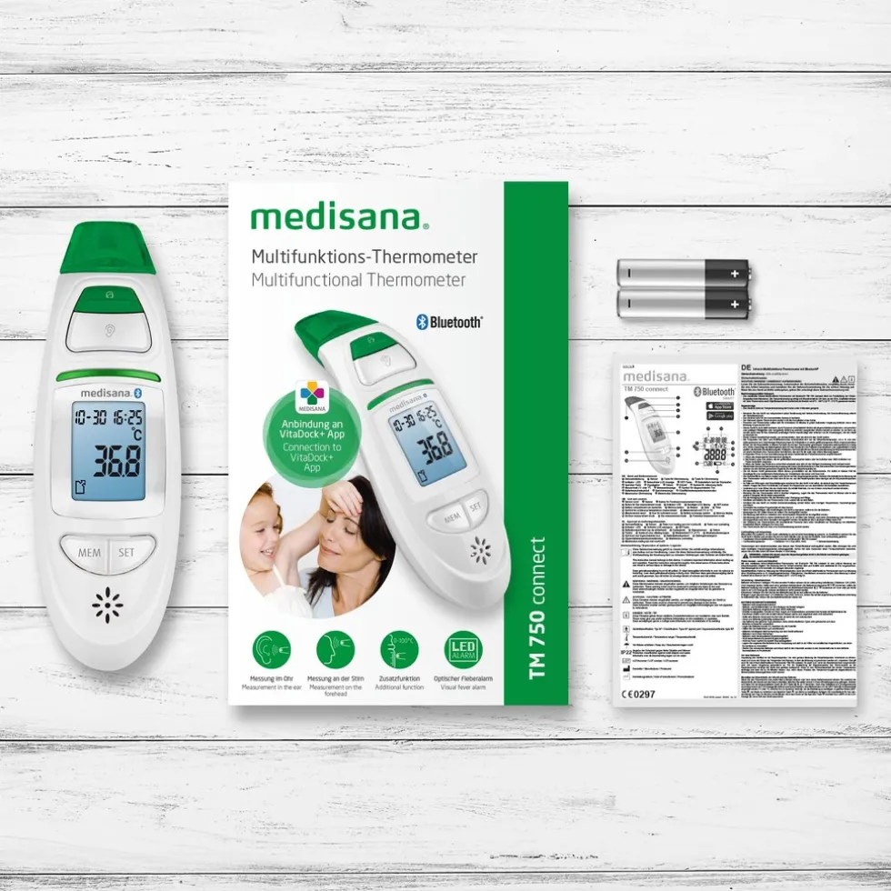 medisana TM 750 Connect Multifunctionele infrarood thermometer
