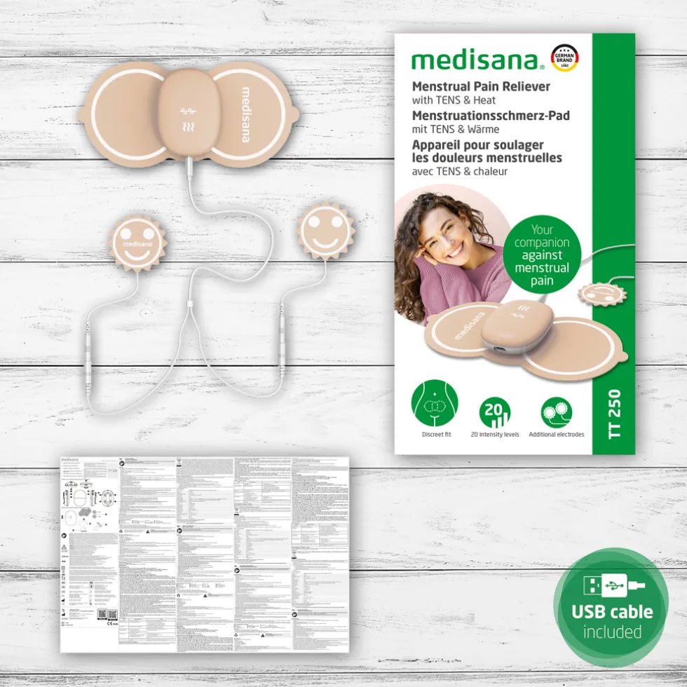 medisana TT 250 Menstruatiepijn therapie, pijntherapie, endometriose