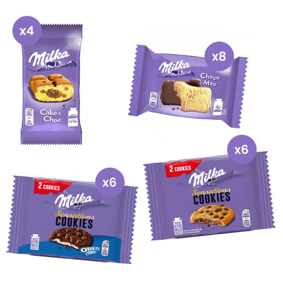 Milka Best of cookies koekjespakket XL