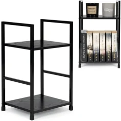 Modern Home Industriële Loft Stijl Boekenkast met 2 Planken