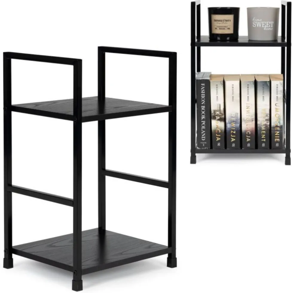 Modern Home Industriële Loft Stijl Boekenkast met 2 Planken