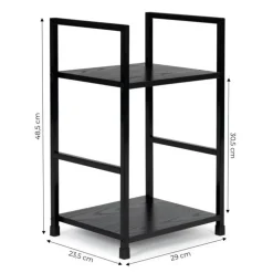 Modern Home Industriële Loft Stijl Boekenkast met 2 Planken