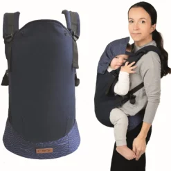 Momi Collet Navy Blue Ergonomische Draagzak