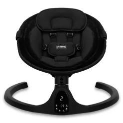 Momi Kenani Onyx Black Elektrische Babyschommel