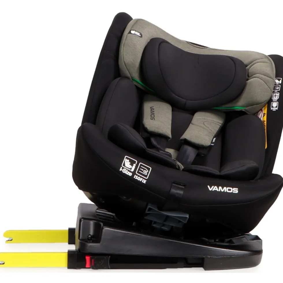 Moni Vamos Military Green 40-150 cm 360° i-Size Autostoel