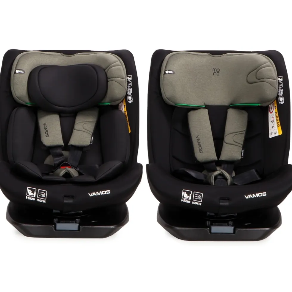 Moni Vamos Military Green 40-150 cm 360° i-Size Autostoel