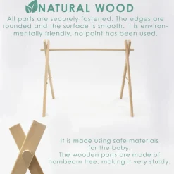 MorDesign Leaf Wood Babygym en Speelkleed