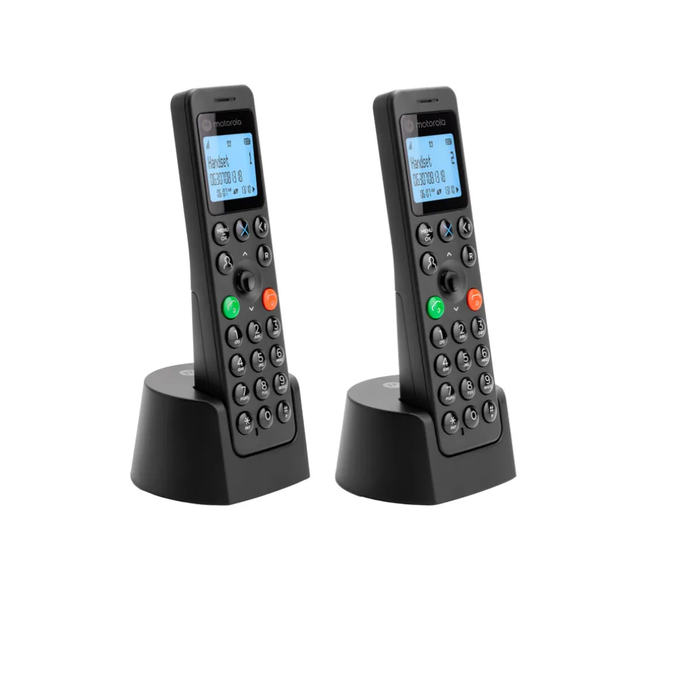 Motorola DOT202 Digitale Draadloze Telefoon Twin Pack