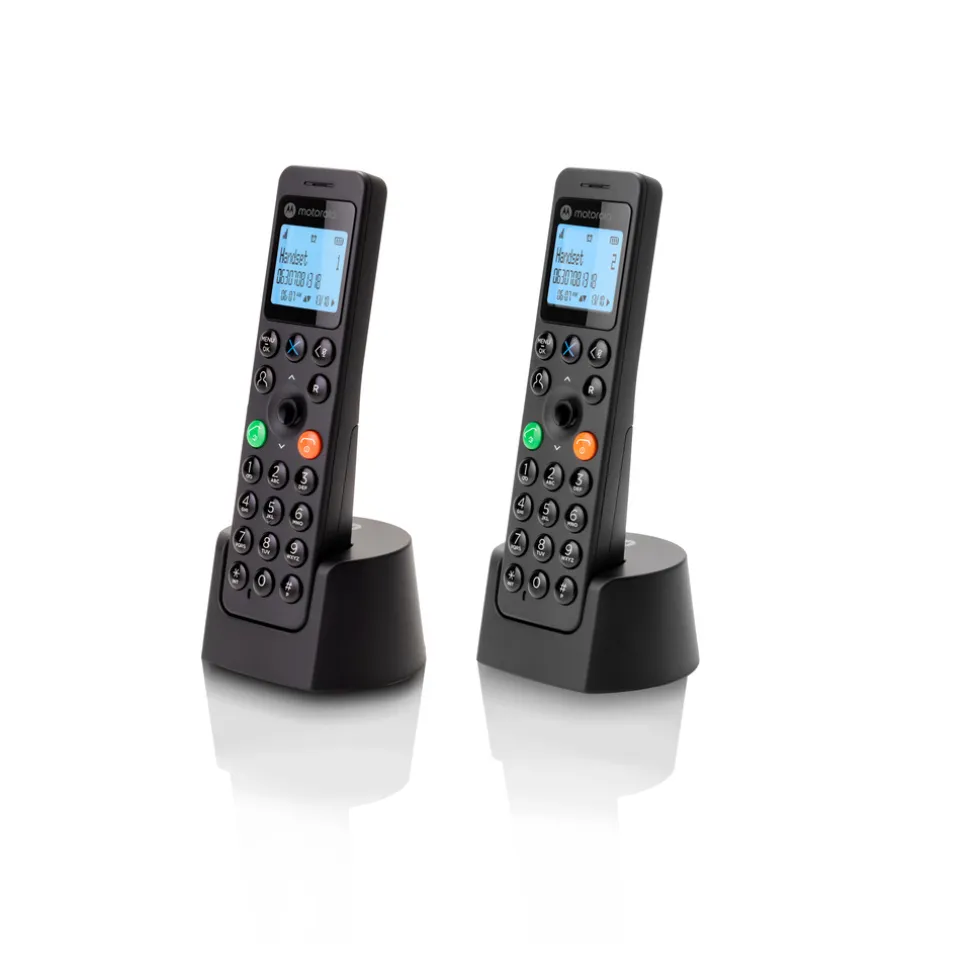 Motorola DOT202 Digitale Draadloze Telefoon Twin Pack