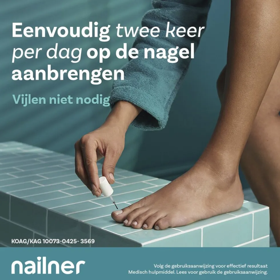 Nailner 2-in-1 Kalknagelkwastje