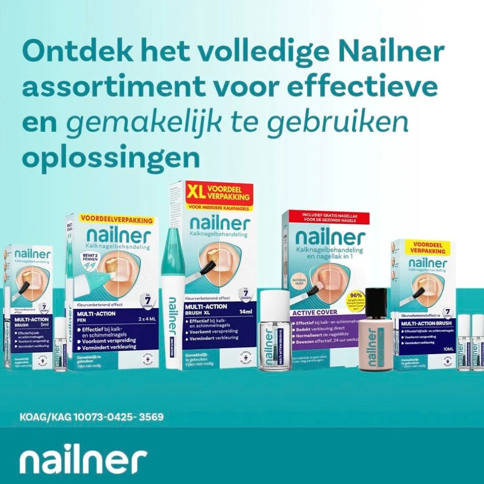Nailner 2-in-1 Kalknagelkwastje